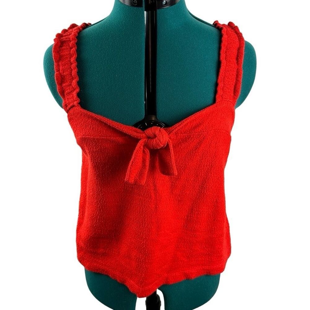 Madewell red tank top - size M